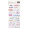 American Crafts Rainbow Avenue Thickers Stickers 50/Pkg-Phrases